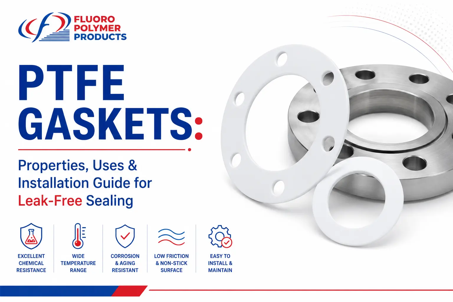 PTFE Gaskets: Properties, Uses & Installation Guide for Leak-Free Sealing