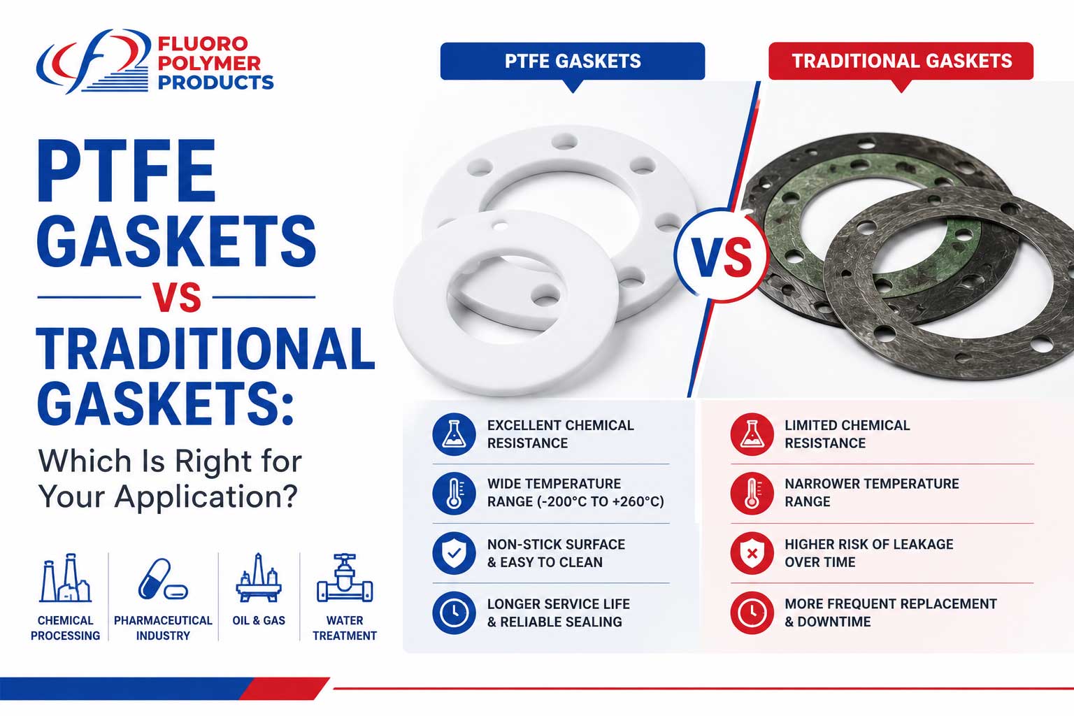 PTFE Gaskets vs Traditional Gaskets
